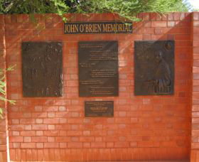 John OBrien Commemorative Wall - Maitland Accommodation 0