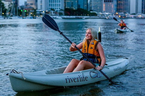 Saturday Night Brisbane Kayak Tour With Optional BBQ Dinner - Maitland Accommodation 0