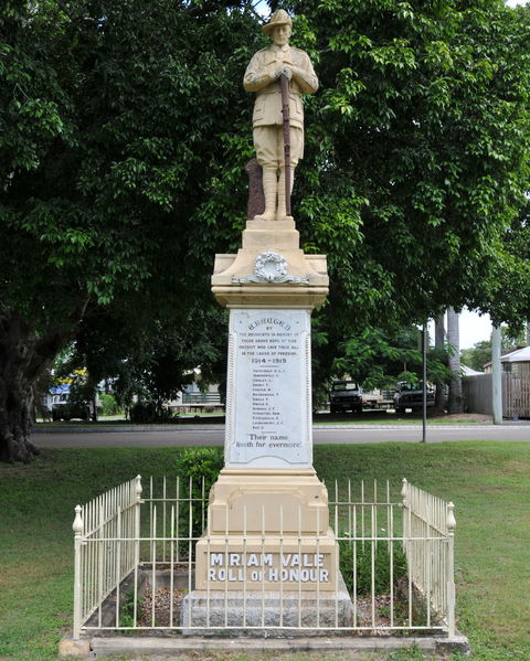 Miriam Vale War Memorial - Maitland Accommodation 1