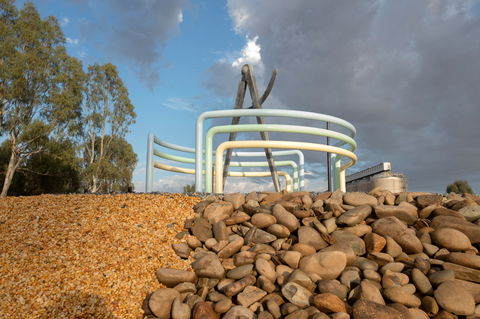 Lyrics, Landscapes And Lintels - Leeton Public Art Trail - Maitland Accommodation 2