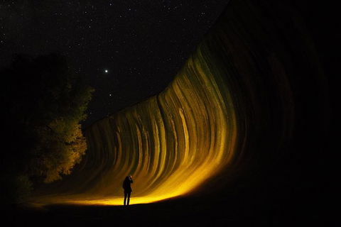 Astro Photography At Wave Rock - Maitland Accommodation 8