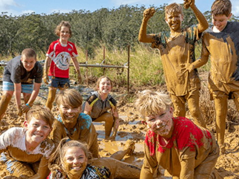 Mini Muddies Obstacle Challenge At Bunnamagoo Estate - Maitland Accommodation 0