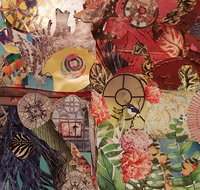 Online live streaming class Cut and Paste Creative Collage Fun - Maitland Accommodation