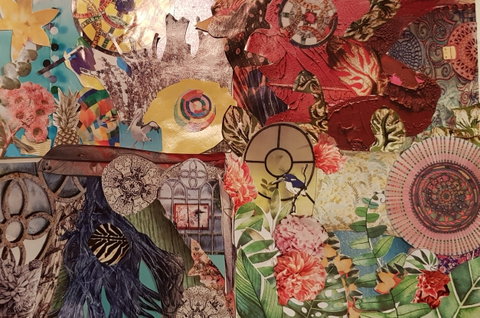Online Live Streaming Class: Cut And Paste Creative Collage Fun - Maitland Accommodation 0