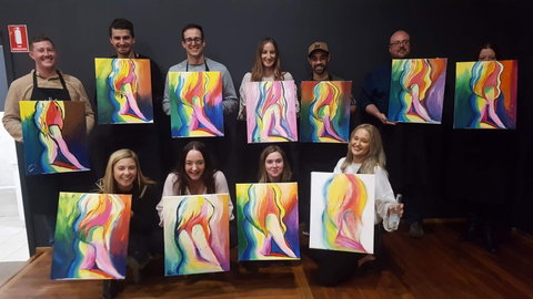 Paint And Sip Experience - Maitland Accommodation 1