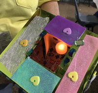 Online live streaming class Inclusive Arts - Make a Peep-hole Mystery World - Maitland Accommodation