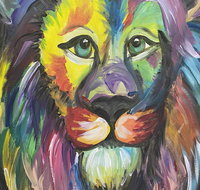 Online live streaming class Paint the Lion King - Maitland Accommodation