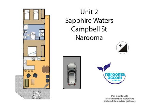 Sapphire Waters Unit 2 - Maitland Accommodation 1