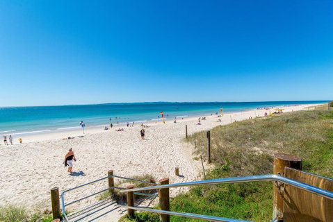 Views Of Moreton Island From Balcony At Beachside Haven Rickman Pde, Woorim - Maitland Accommodation 3
