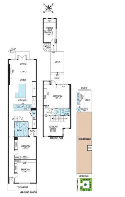 Albert Park Bespoke Brilliance 4Bed 2Bath - Maitland Accommodation 3