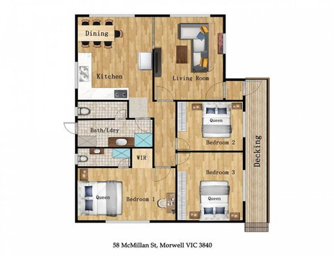 Morwell Pet Friendly 3BR Retreat Free Parking Netflix - Maitland Accommodation 2