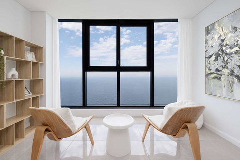 Panoramic Sea View Spectacular Vista Highrise 2BR - Maitland Accommodation 2