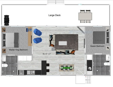 BINALONG BRAE @ Bay Of Fires Two Bedroom Both With Ensuites - Maitland Accommodation 2