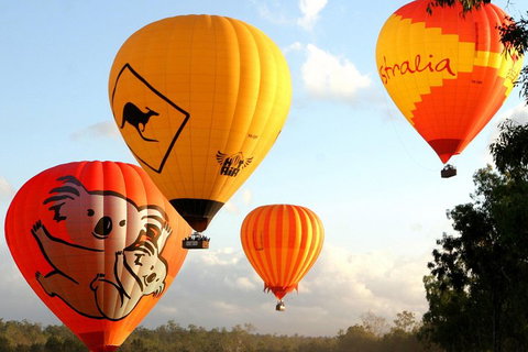 Natural Bridge & Springbrook Waterfalls Tour + Hot Air Balloon With Breakfast - Maitland Accommodation 0